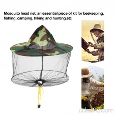 EECOO Midge Mosquito Insect Hat Mesh Fishing Caps Head Net Face Protector Camouflage Camping Kit Camouflage Camping Kit Head Net